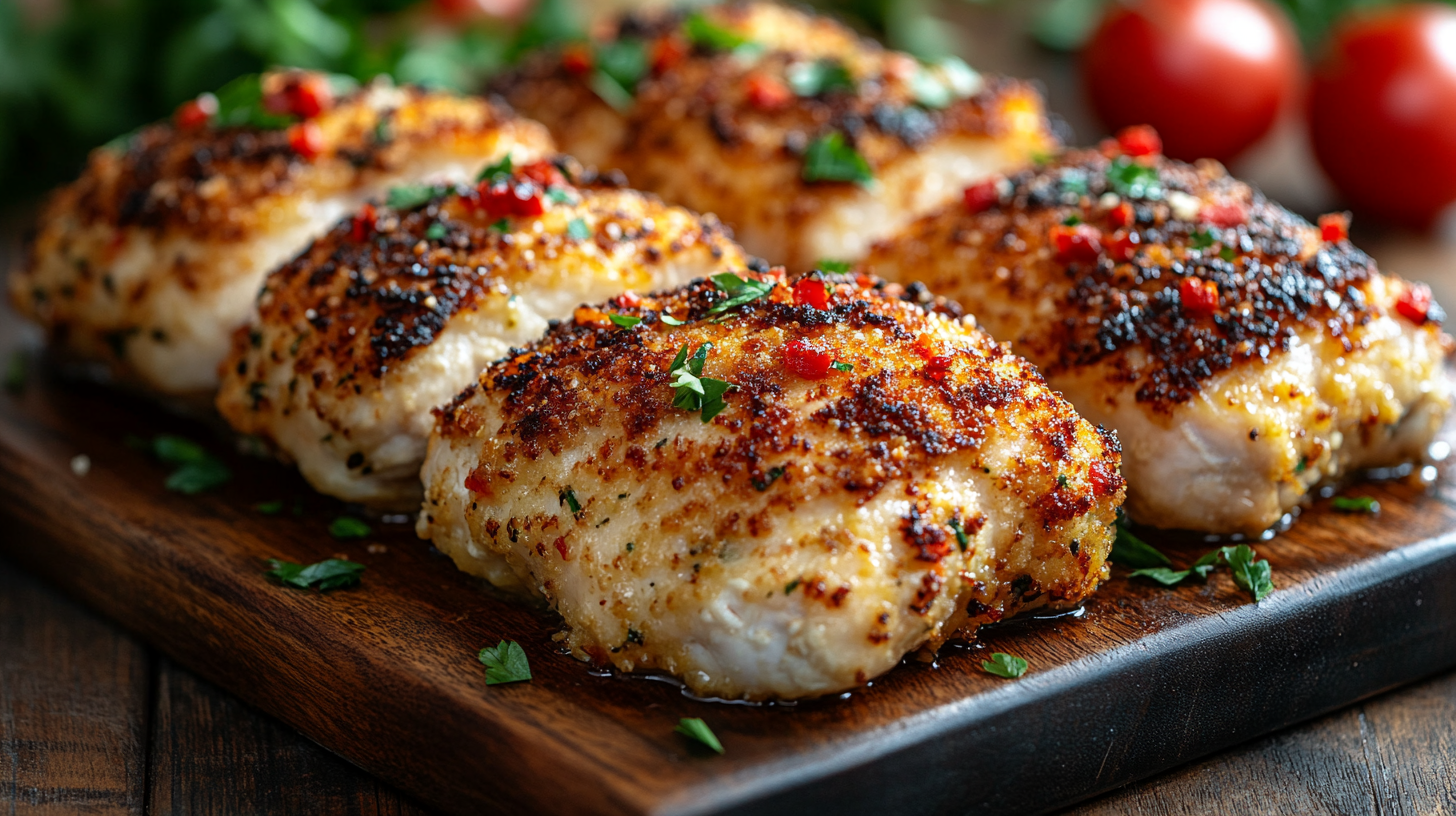 Crispy Parmesan Crusted Chicken Recipe