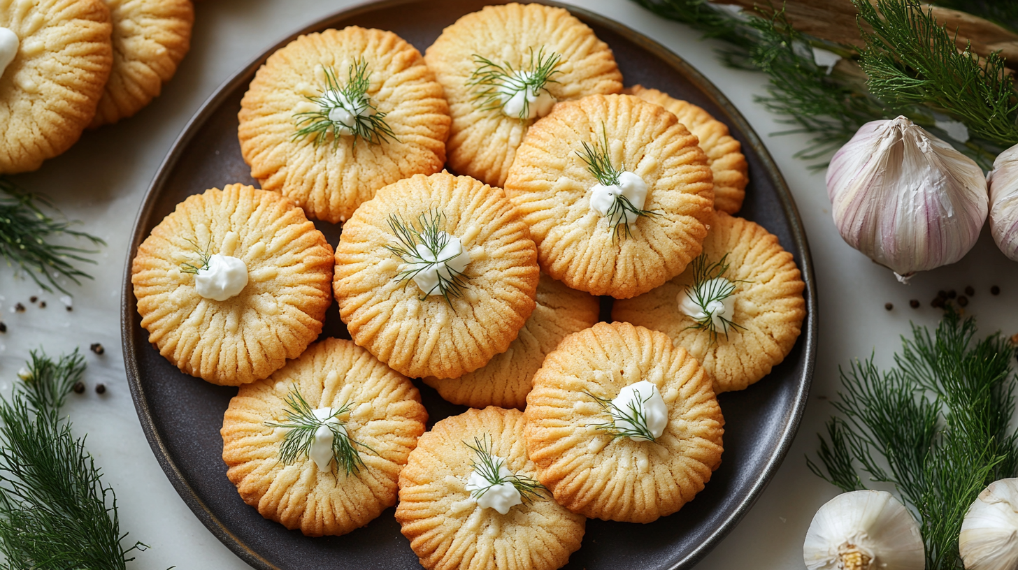 Delicious Danish Wedding Cookies on a plate