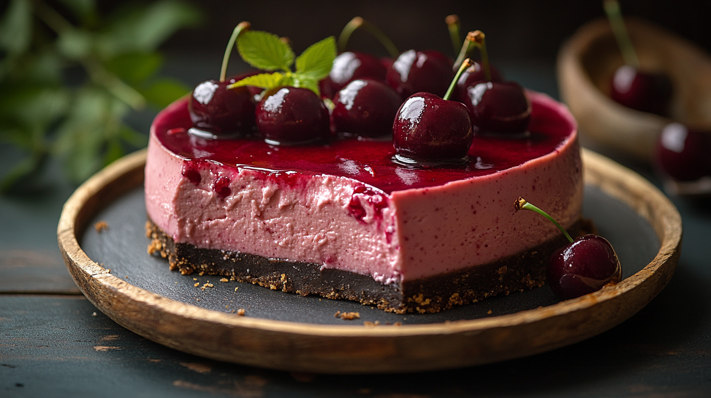 Cherry Cheesecake Recipe image