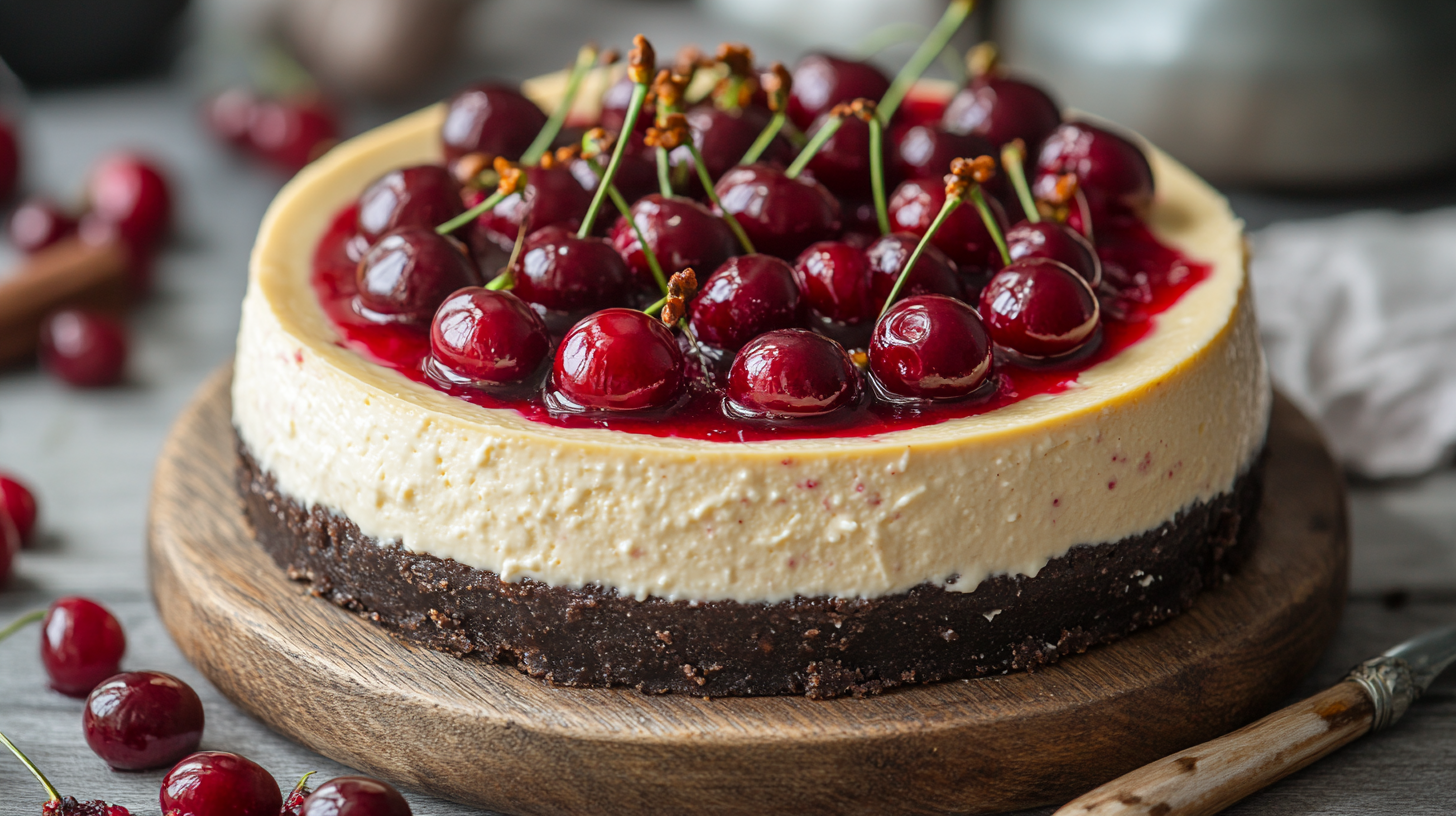 No bake cherry cheesecake recipe