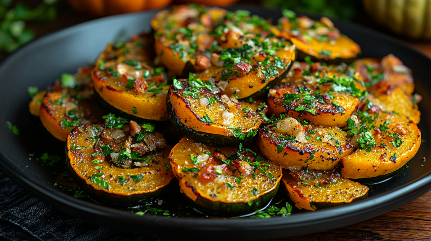 Roasted acorn squash pairings recipe