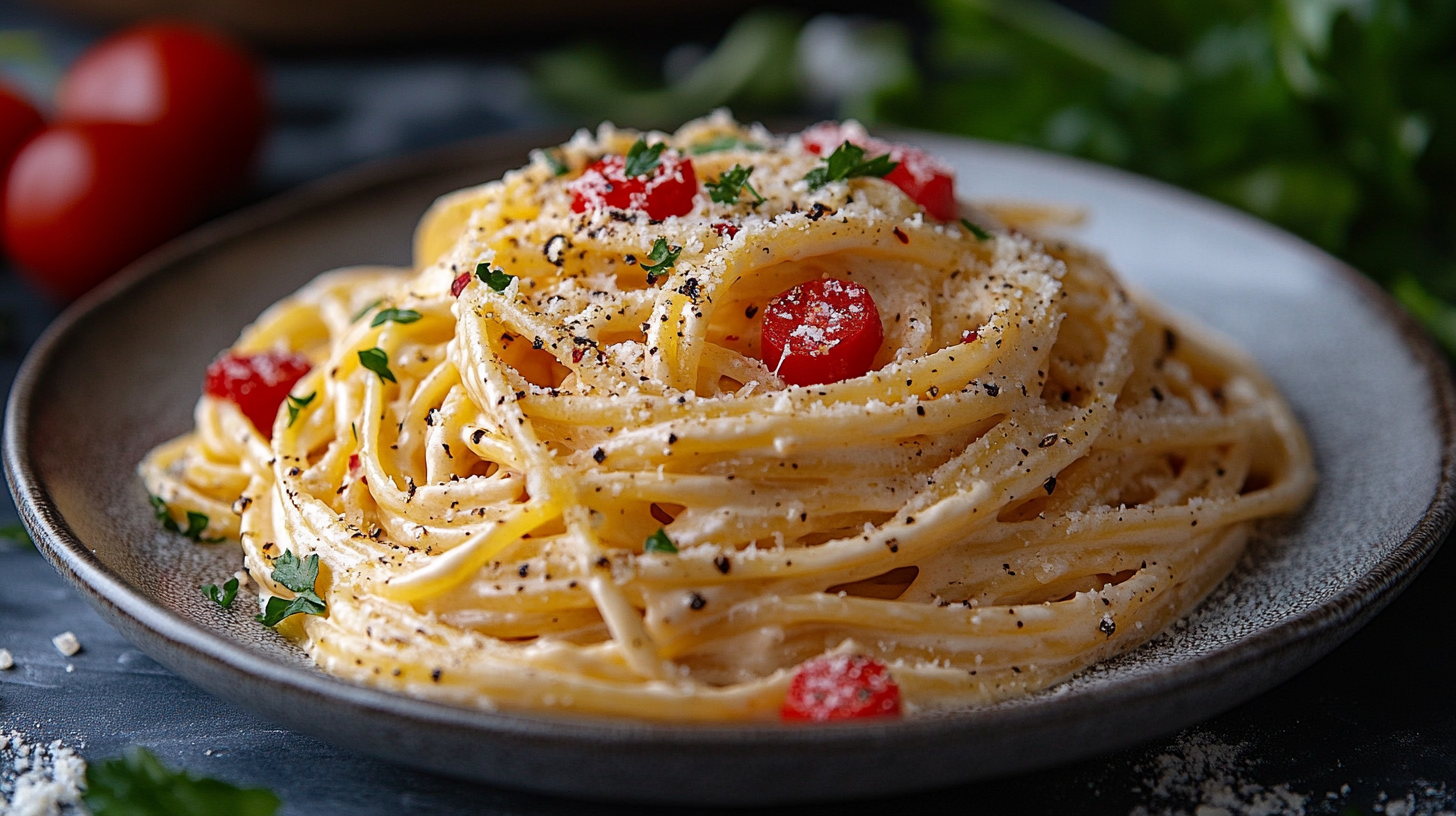 Delicious creamy vodka pasta dish